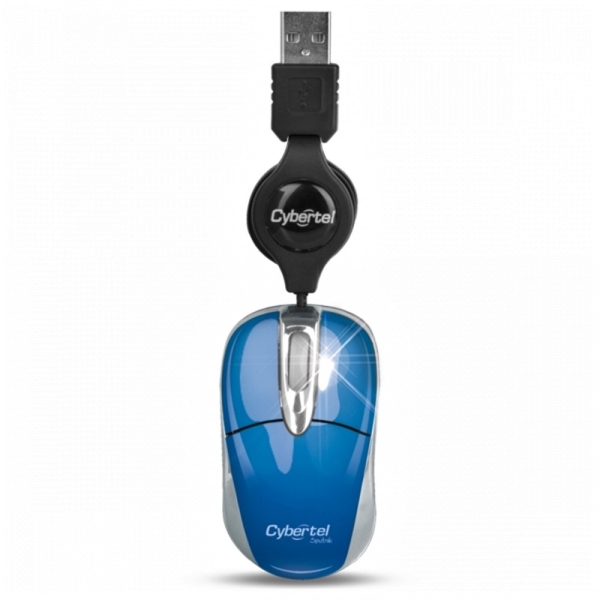 MOUSE CYBERTEL USB RETRACTIL