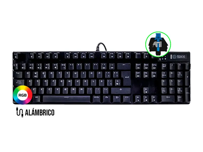 TECLADO MECANICO USB