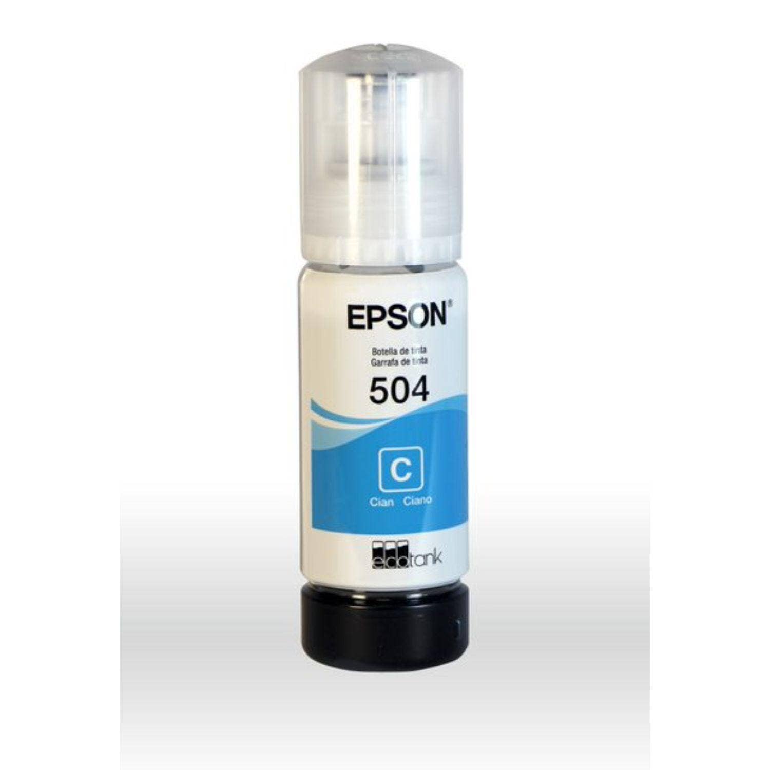 TINTA EPSON 504 CIAN
