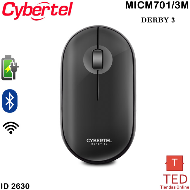 MOUSE CYBERTEL INLAMBRICO RECARGABLE