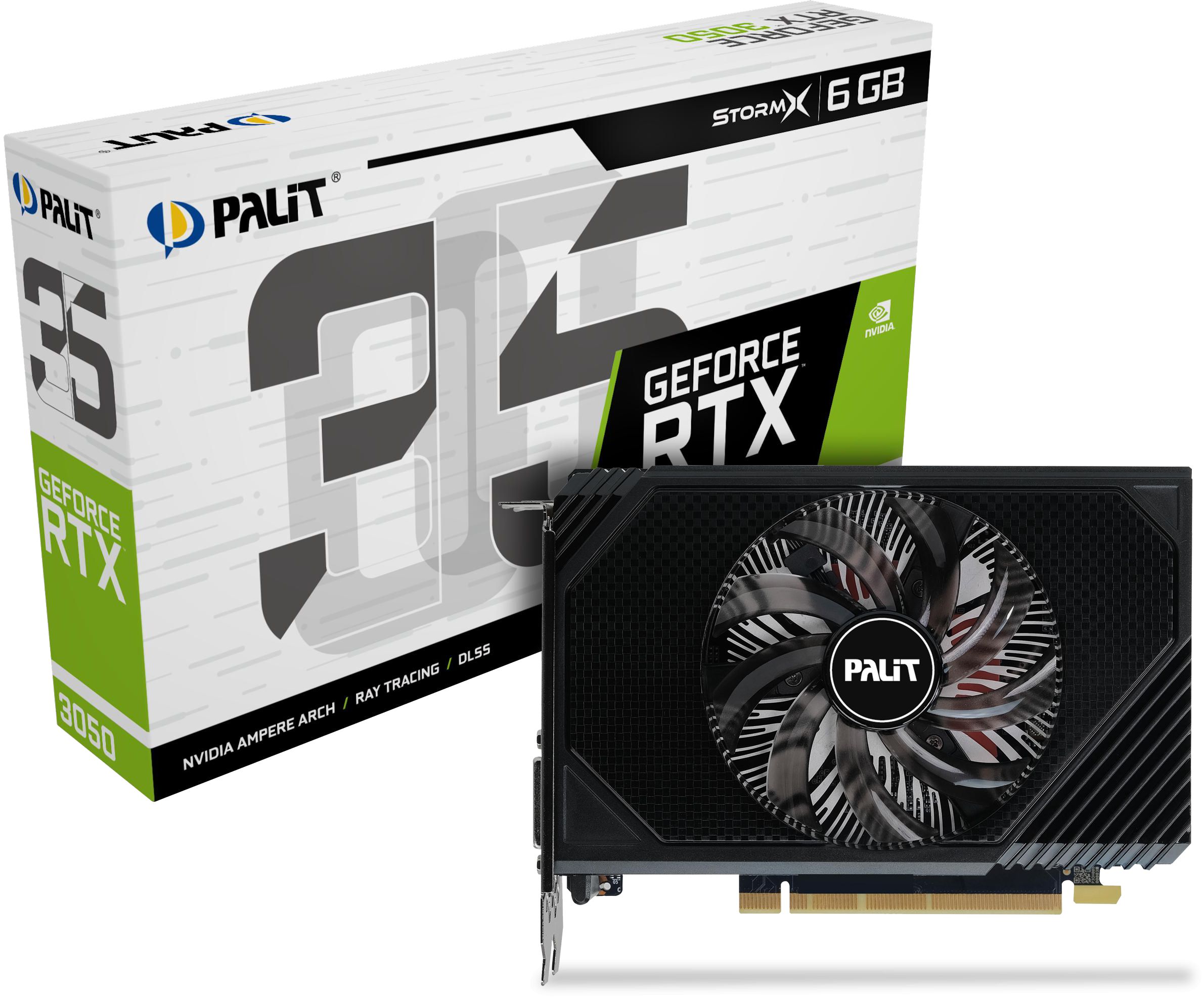 TARJETA DE VIDEO VGA GEFORCE RTX 3050 STORMX 6GB GDDR6