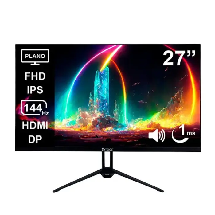 MONITOR GAMING TEROS 27" IPS, FHD, 144HZ, 1MS