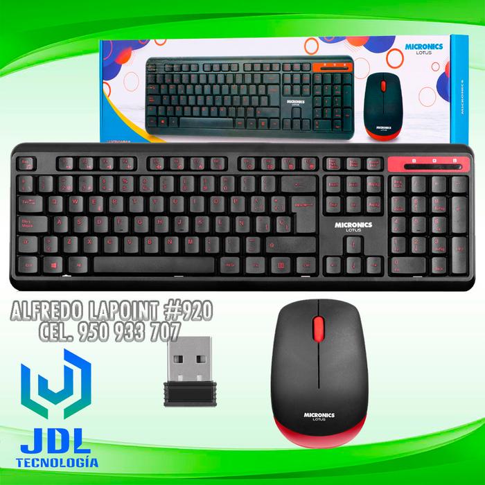COMBO INALAMBRICO MOUSE +TECLADO USB