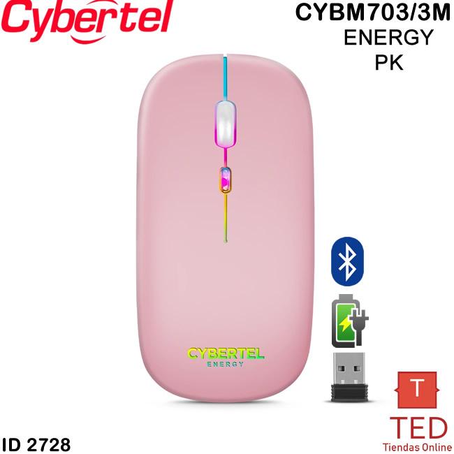 MOUSE INALAMBRICO RECARGABLE-BLUETOOTH ROSADO