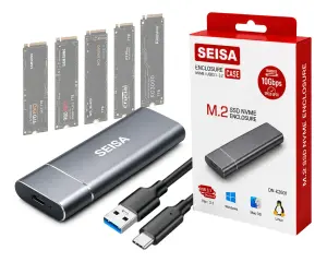 CASE DISCO DURO SSD NVME 3.1 USB