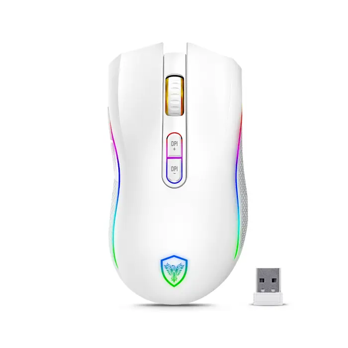 MOUSE GAMER INALAMBRICO RECARGABLE 4800DPI